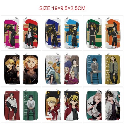 Tokyo Revengers anime long zipper wallet purse