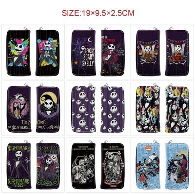 The Nightmare Before Christmas long zipper wallet purse