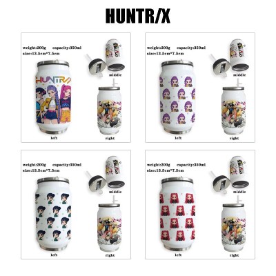 K-POP Demon Hunters Stainless Steel Thermos Straw Cups