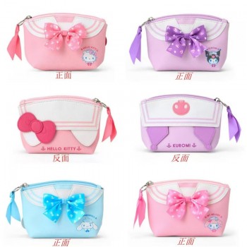 Sanrio Hello Kitty My Melody Coin Purse Earphones Cosmetics Storage Bag