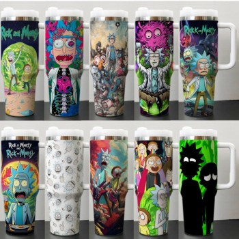 Rick and Morty anime Stainless Steel Mugs Cups