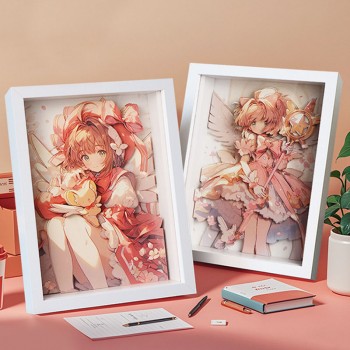 Original Card Captor Sakura 3D DIY Paper Puzzle Art Painting