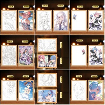 Re:Life in a different world from zero Led Photo Frame Lamp Painting Night Lights