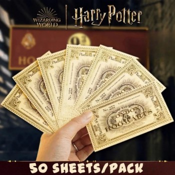 Original Harry Potter Wizarding World Gold Tickets 257 Hogwarts Platform 9 Cards