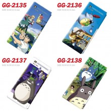Totoro anime long wallets card holder purse