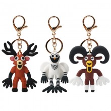 Horror Game 99 Night Forest Deer Key chains