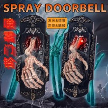 Halloween Hanging Doorbell Touch Motion Activated Skeleton Hand Door Bell