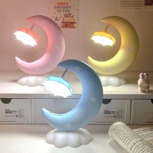 Pochacco Moon Shaped Night Light Table Lamp
