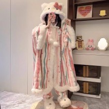 Hello kitty Thickened Clothing Pajamas