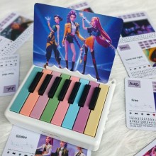 K-POP Demon Hunters Taylor Piano Calendar 2026 Music Sheets Toy