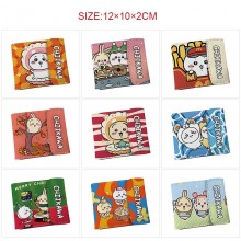CHIIKAWA anime snap wallet buckle purse