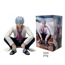Gintama Sakata Gintoki squatting position anime figure