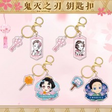 Demon Slayer anime acrylic key chains
