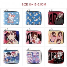 Dandadan anime zipper long wallet purse
