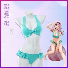 Kaguya sama Fujiwara Chika Beachwear Bikini Swimsuits Set