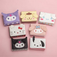 Sanrio Melody kitty Cinnamoroll Kuromi anime wallet purse