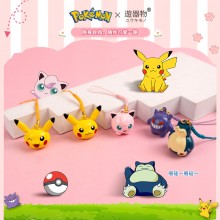 Original Pokemon Gashapon figure doll phone straps