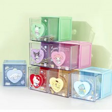 Sanrio Hello Kitty Cinnamoroll Drawer Type Storage Box
