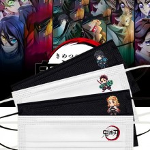 10pcs/set Demon Slayer anime Dust Masks