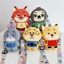 Zootopia 3D silicone Shoulder Bags