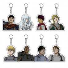 Berserk anime acrylic key chains