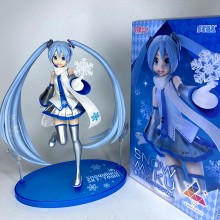 23cm Hatsune Miku Series Snow Miku anime figure