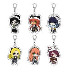 Overlord anime acrylic key chains