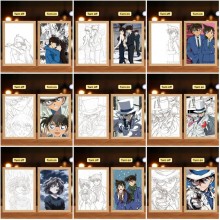 Detective Conan anime Led Photo Frame Lamp Paintin...