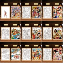 One Piece anime Led Photo Frame Lamp Painting Night Lights