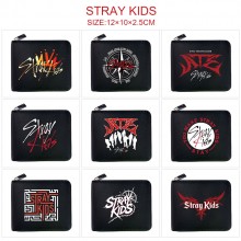 STRAY KIDS star zipper wallet purse