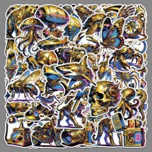 Steampunk waterproof stickers set(50pcs a set)