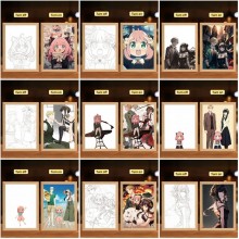 SPY x FAMILY Led Photo Frame Lamp Painting Night Lights