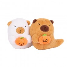 19cm Pumpkin Capybara anime plush doll