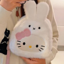 Hello kitty rabbit anime plush backpack bags