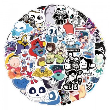 Undertale game waterproof stickers set(55pcs a set)