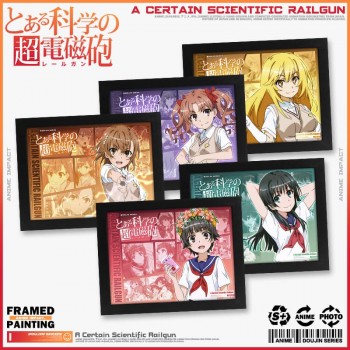 A Certain Scientific Railgun photo picture frame painting