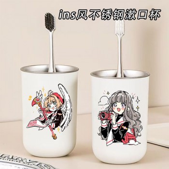 Card Captor Sakura 304 stainless steel mouthwash toothbrush cups