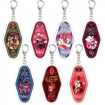 Hazbin Hotel anime acrylic key chains