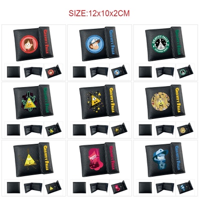 Gravity Falls anime snap wallet buckle purse