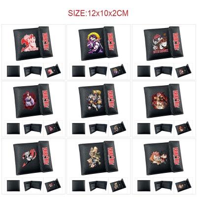Fairy Tail anime snap wallet buckle purse