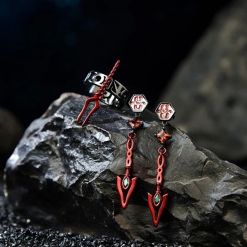 EVA Cassius Spear anime earrings