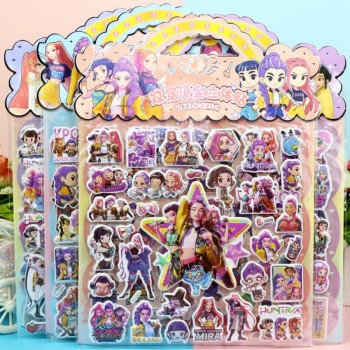 K-POP Demon Hunters 3D Puffy Bubble Stickers