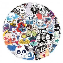 Undertale game waterproof stickers set(55pcs a set)