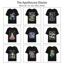 The Apothecary Diaries anime summer short sleeve cotton t-shirts