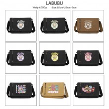 Labubu anime retro canvas messenger crossbody shou...