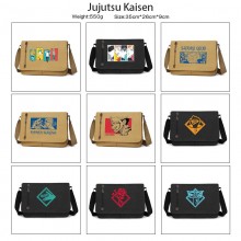 Jujutsu Kaisen anime retro canvas messenger crossbody shoulder bags