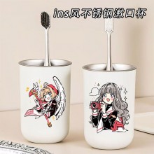 Card Captor Sakura 304 stainless steel mouthwash toothbrush cups