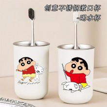 Crayon Shin-chan 304 stainless steel mouthwash toothbrush cups