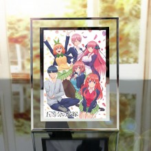 The Quintessential Quintuplets anime Crystal photo frame