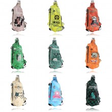 Demon Slayer One Piece Naruto Totoro chest pack ba...